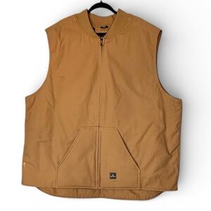 CW HART Men’s Insulated Vest Waterproof Cotton Sanded Duck